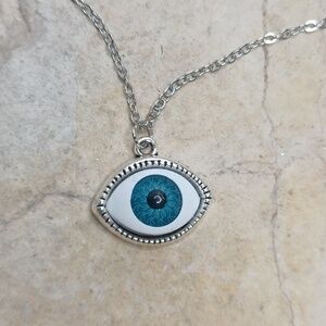 Evil Eye pendant necklace chain